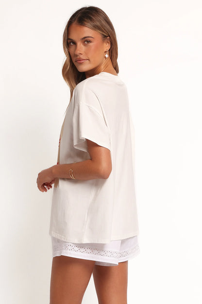Krabi Beach Graphic Tee White