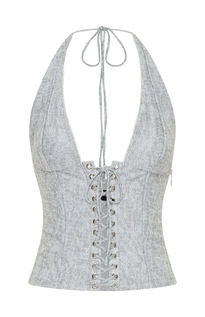Made Of Music Bustier Halo Mist