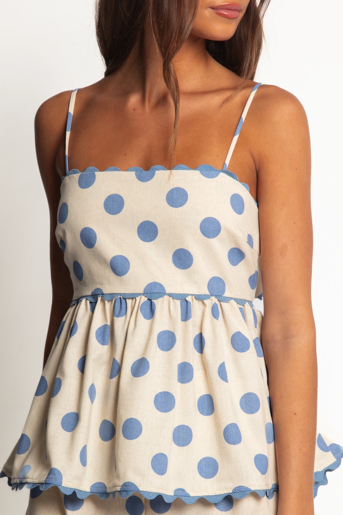 Aureole Short Set Dusty Blue