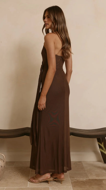 Joslin Maxi Dress Chocolate