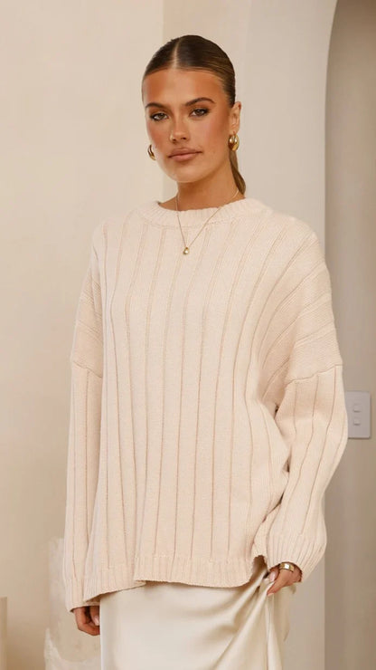 Naiva Oversized Knit Cream