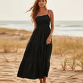 Casual Long Dress with Spaghetti Straps