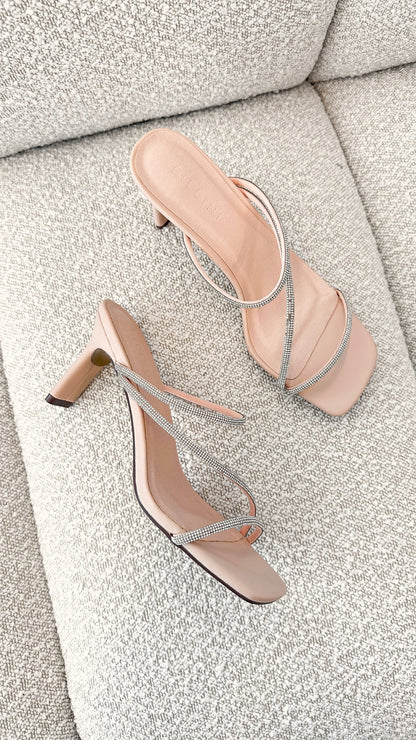Femi Heel Nude Diamante