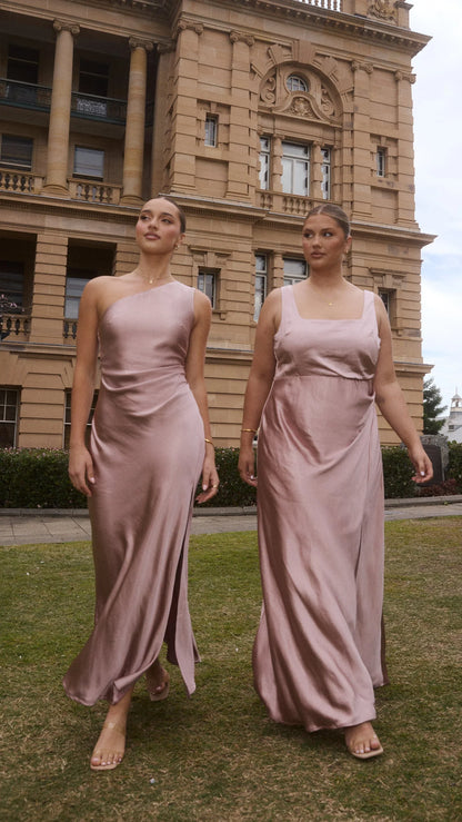 Victoria Maxi Dress Dusty Pink