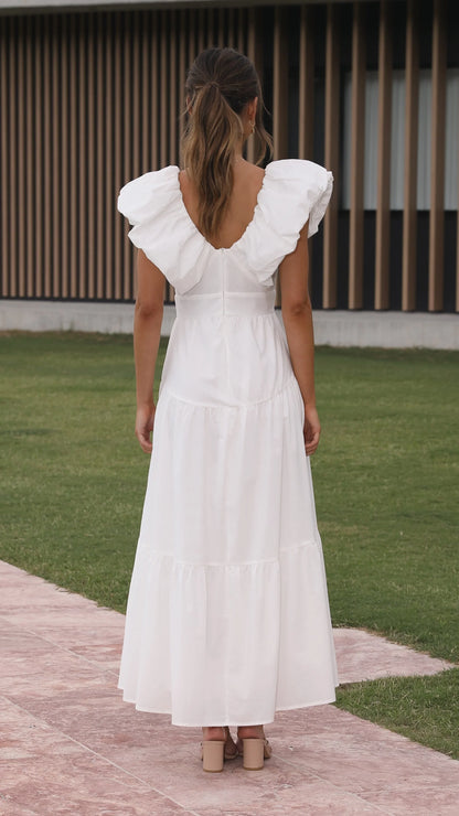 Emma Maxi Dress White