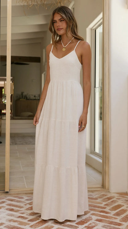 Shelley Maxi Dress Natural