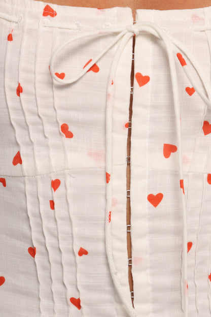 Alice Corset Top Ditsy Heart