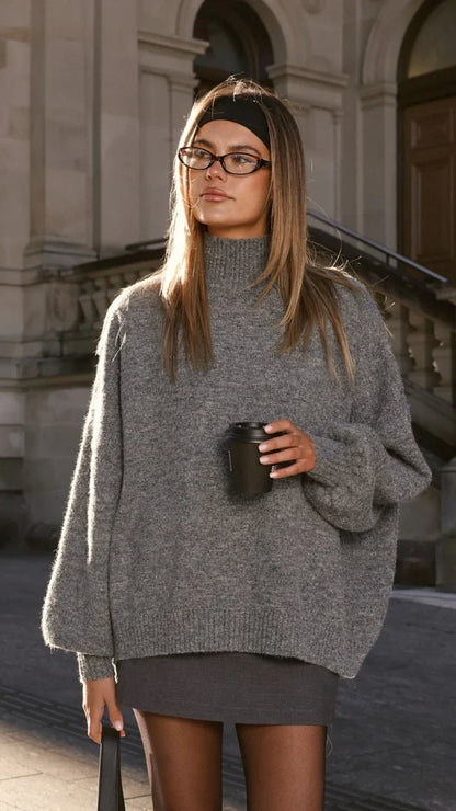 Harita Knitted Sweater Grey
