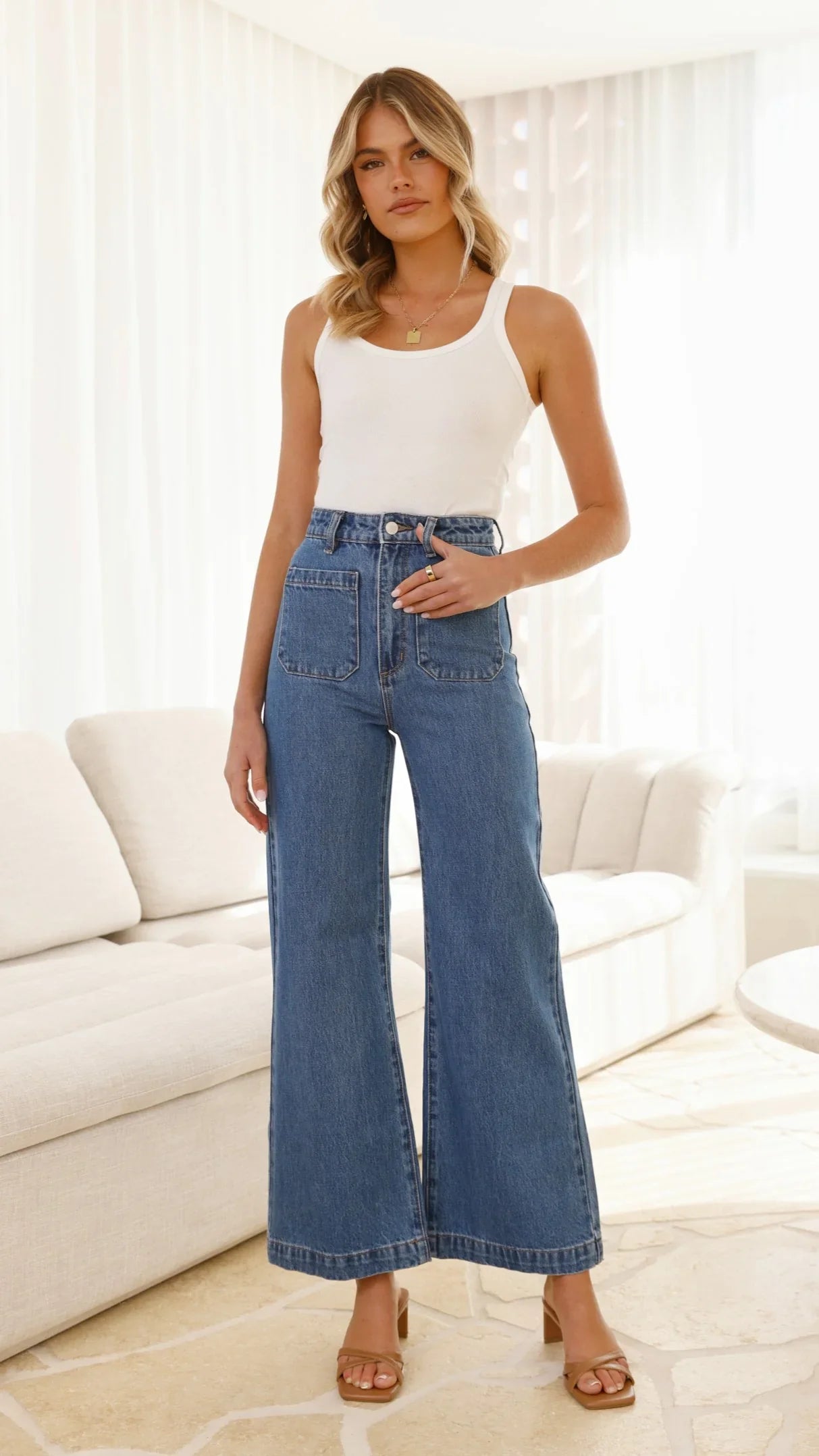 Rollas Sailor Jean Ashley Blue