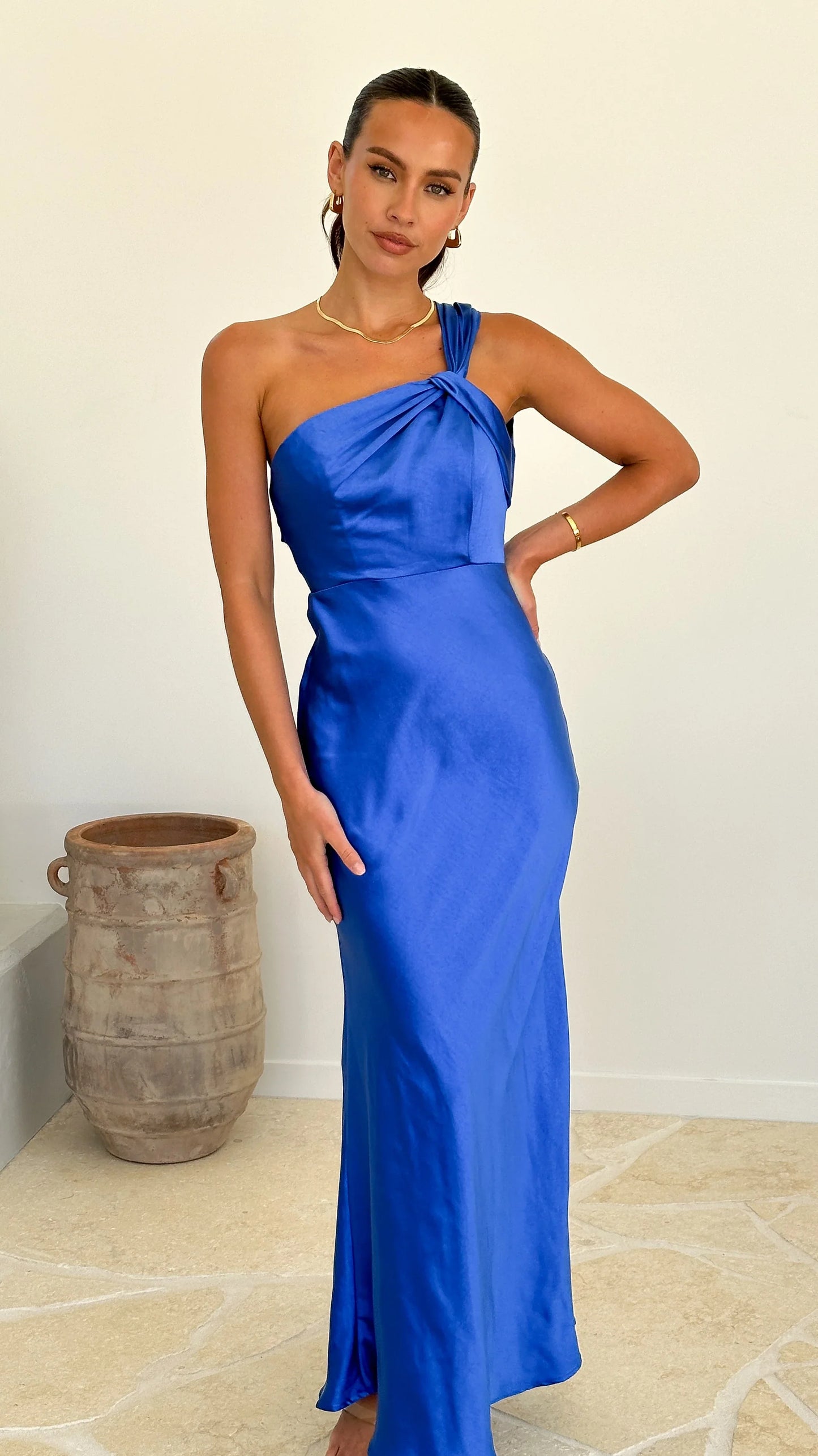 Leah Maxi Dress Royal Blue