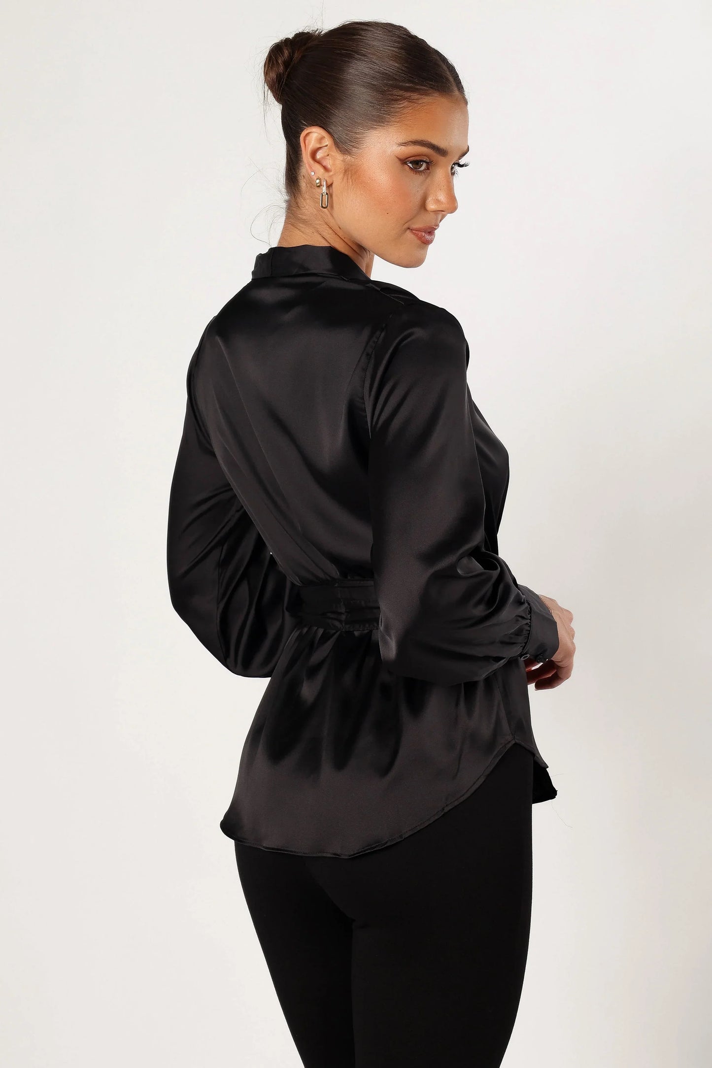 Aydin Wrap Top Black