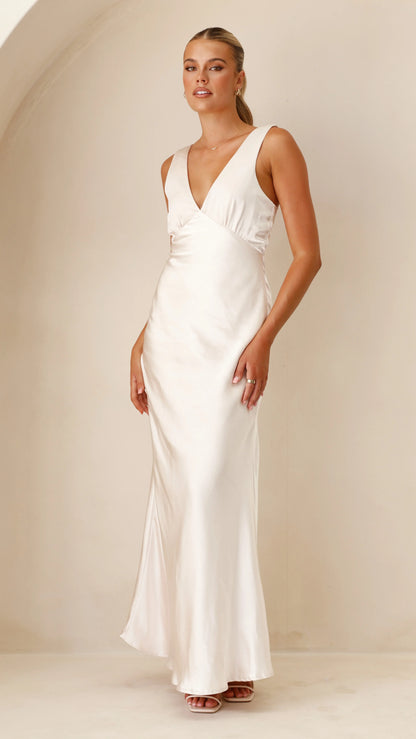 Sofia Maxi Dress Champagne
