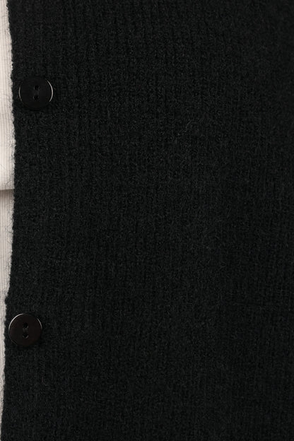 Astor Classic Button Up Cardigan Black