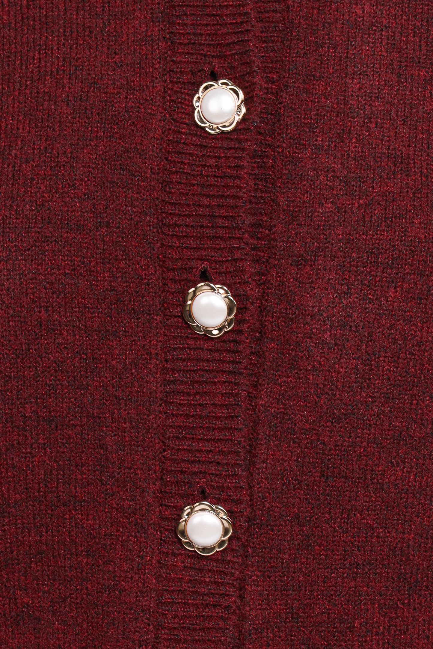 Thelma Trumpet Sleeve Cardigan Cabernet