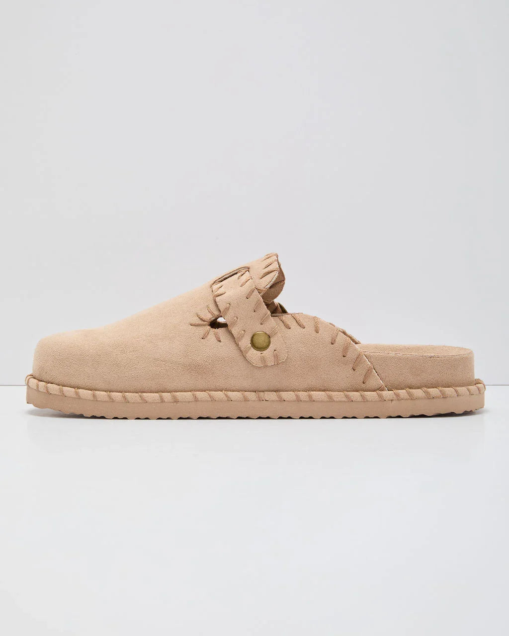 Chic Comfort Stitch Slip On Mules