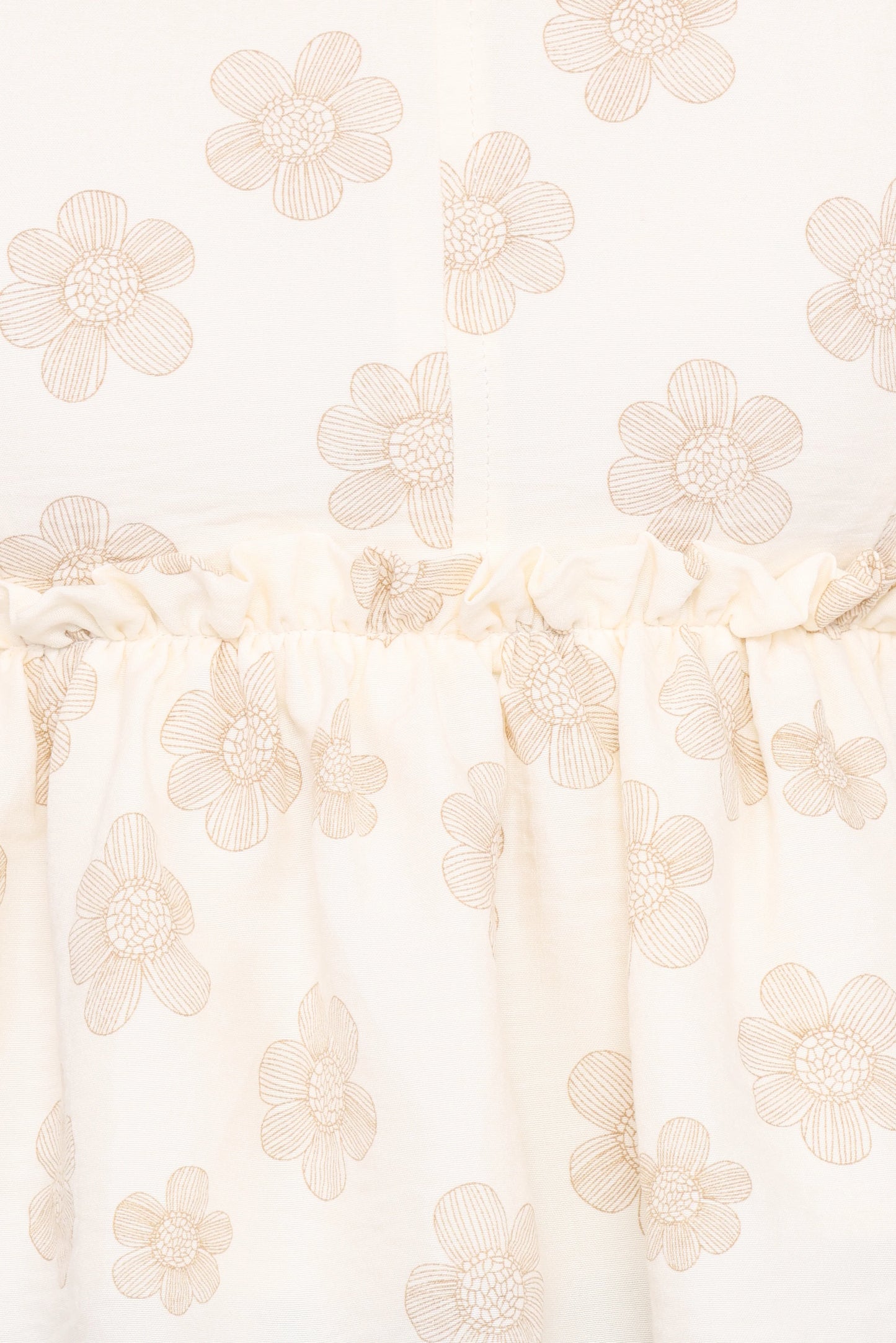 Cielo Top Sand Beige Floral
