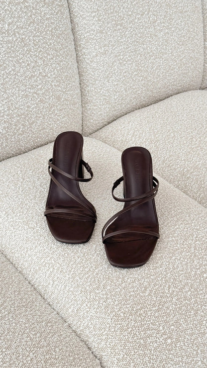 Yazmin Heel Chocolate
