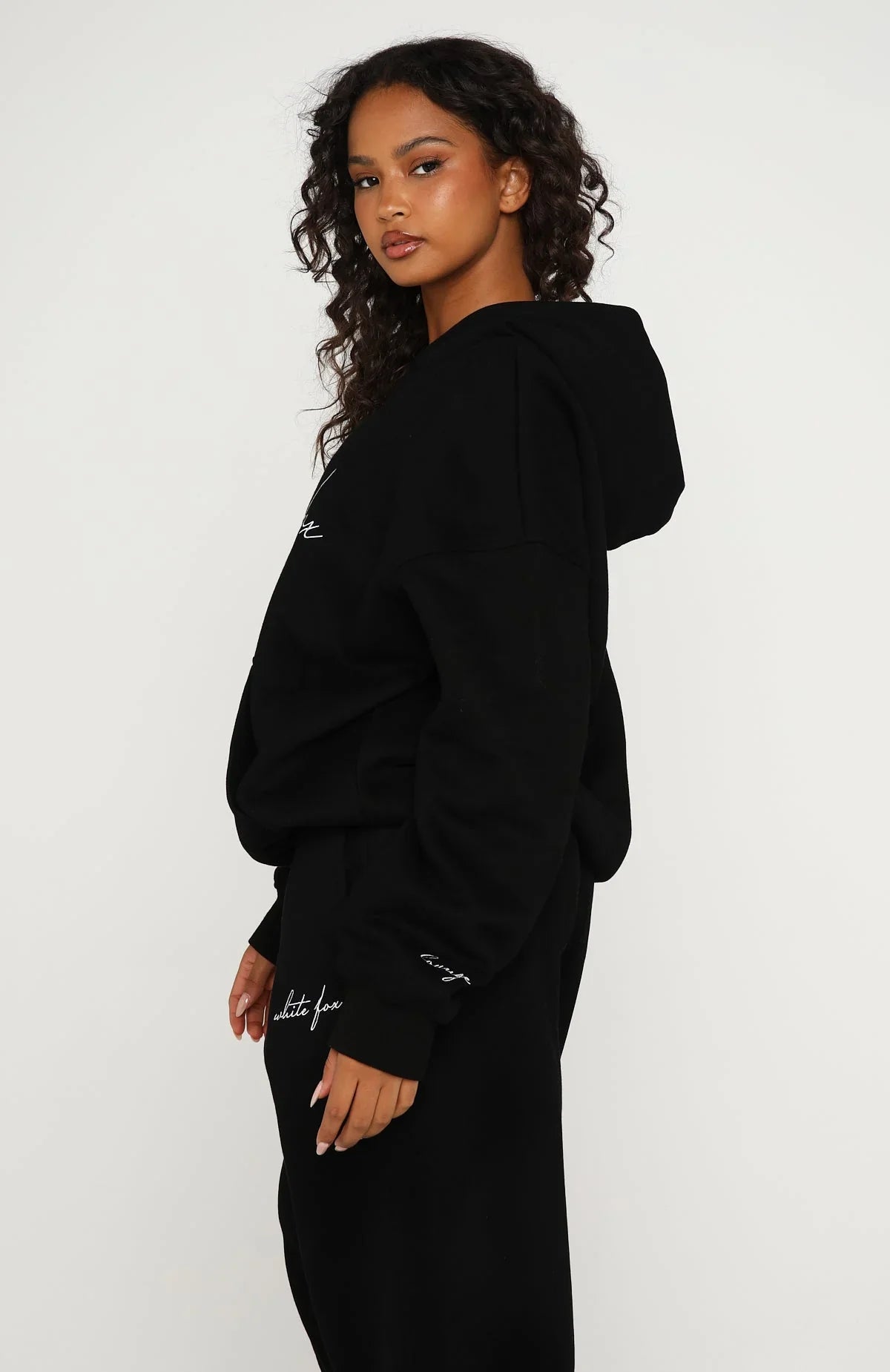 Know What You Want Oversized Hoodie Black