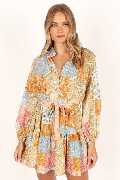 Silante Long Sleeve Mini Dress Maxine