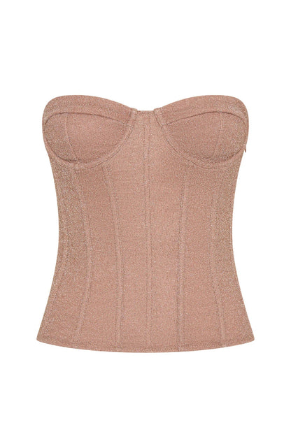 Cosmopolitan Strapless Bustier Champagne