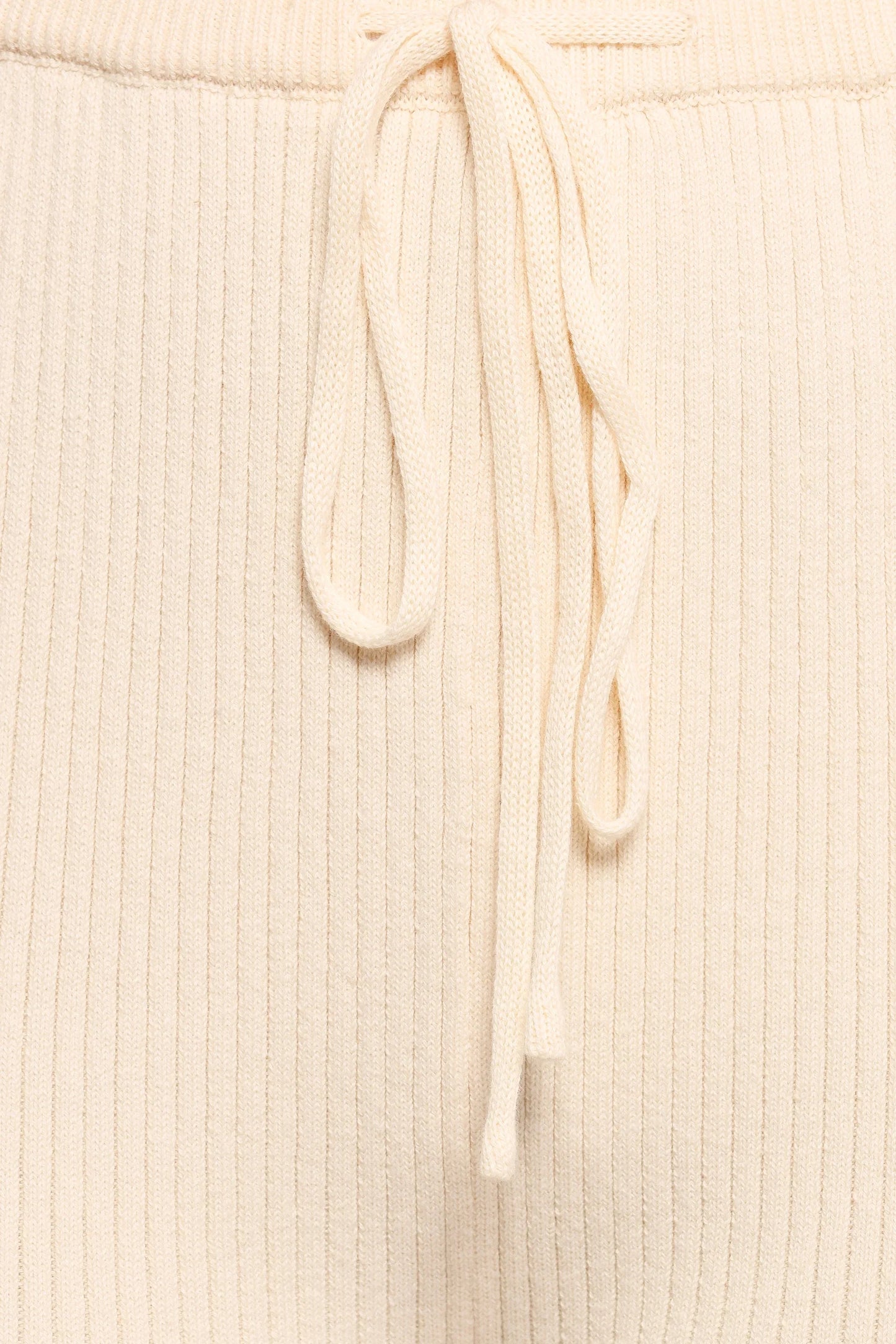 Beeba Ribbed Knit Pants Cream