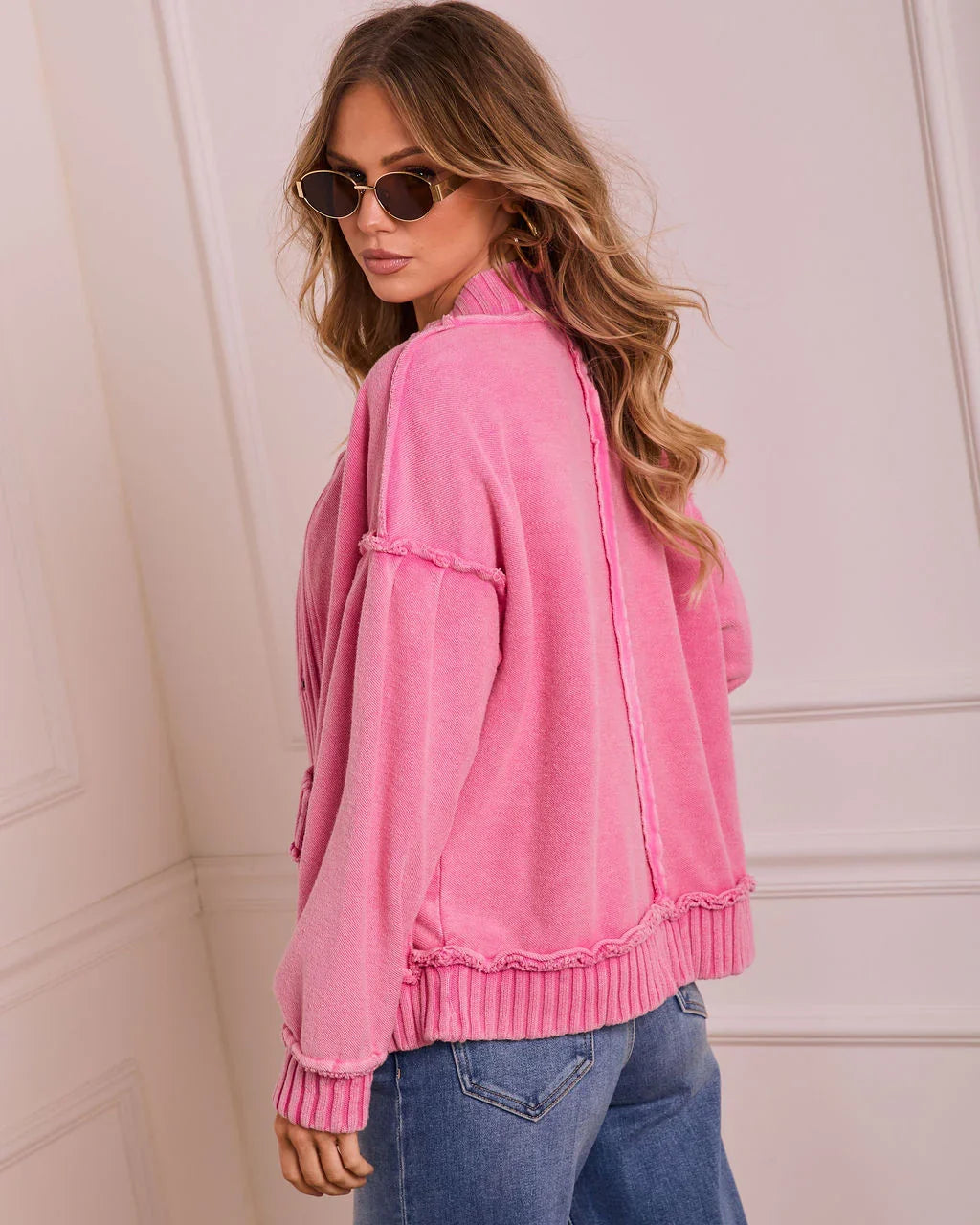Clear Morning Ribbed Knit Sweater