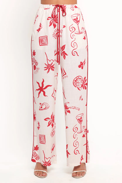 Malta Pant Red