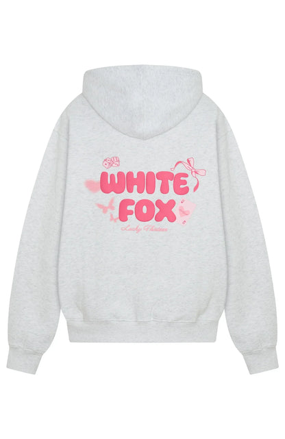 Lucky Thirteen Stephanie Oversized Hoodie Grey Marle