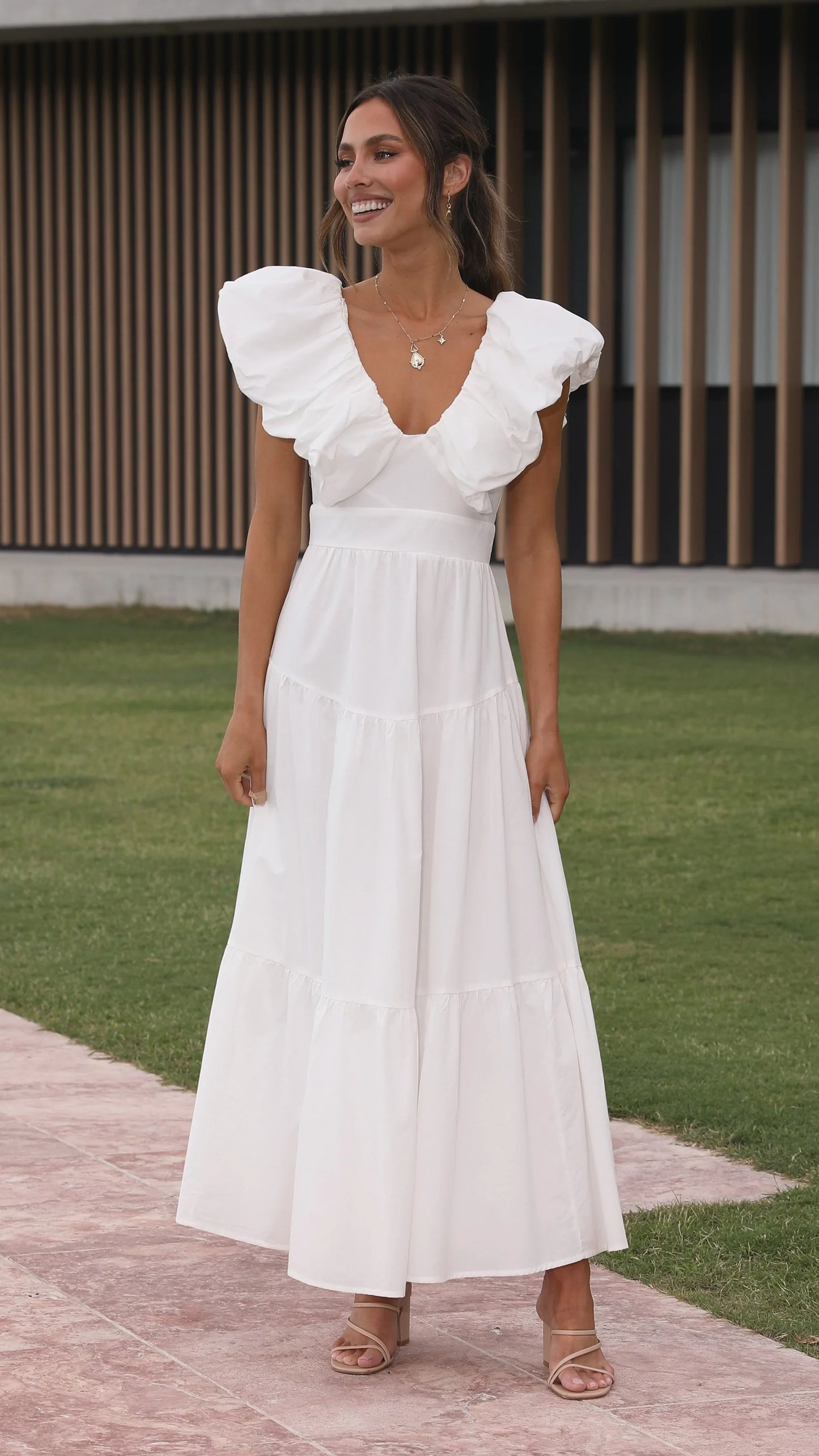 Emma Maxi Dress White