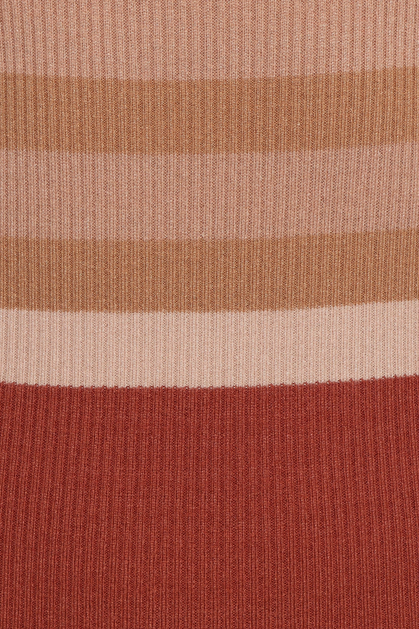 Colten Long Sleeve Knit Dress Brown Stripe