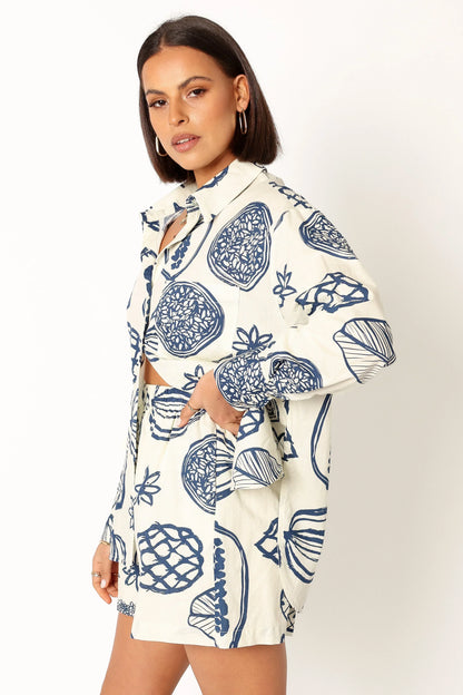 Bonnie Two Piece Set Navy
