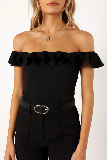 Mikaela Bodysuit Black