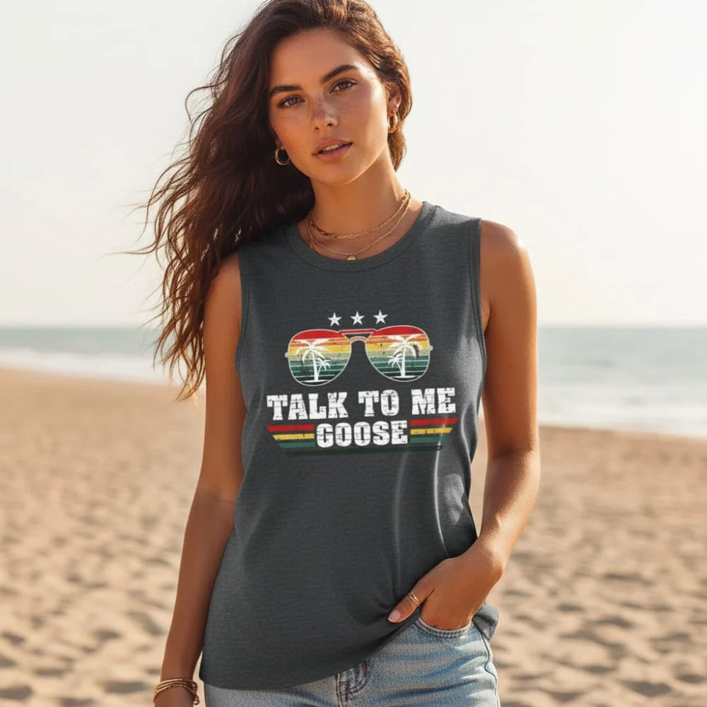 Top Gun Casual Printed Tank Top