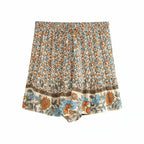 Coastal Wildflower Boho Shorts