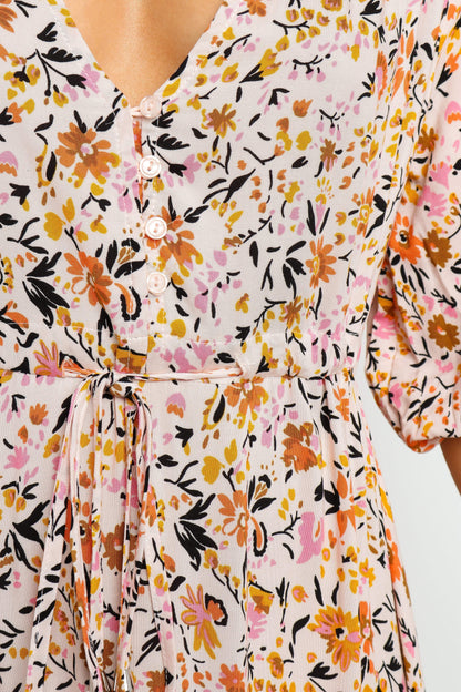 Kelda Dress Beige