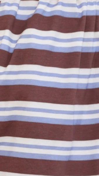 Marley Shorts Blue Chocolate Stripe