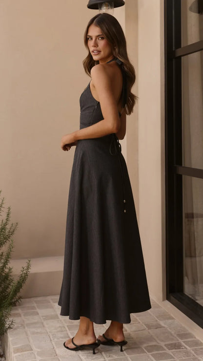 Skye Maxi Dress Steel Grey