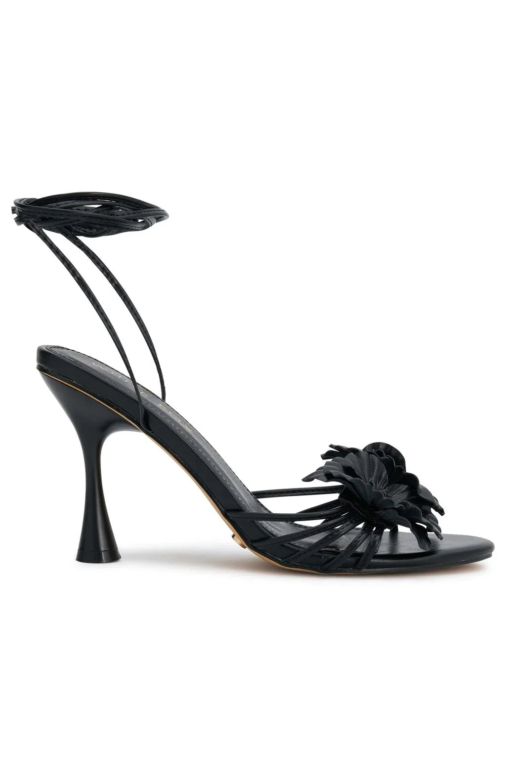 Tempest Wrap Heels Black