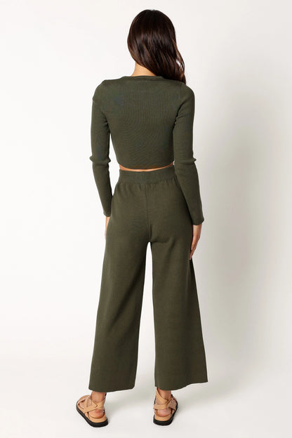 Ayers Long Sleeve Set Olive