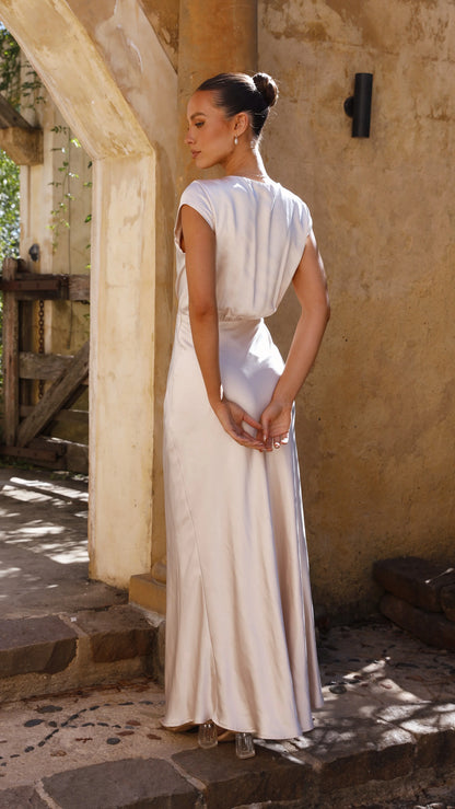 Selma Maxi Dress Champagne