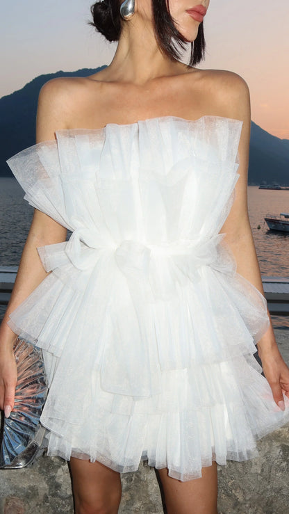 Carrie Mini Dress White