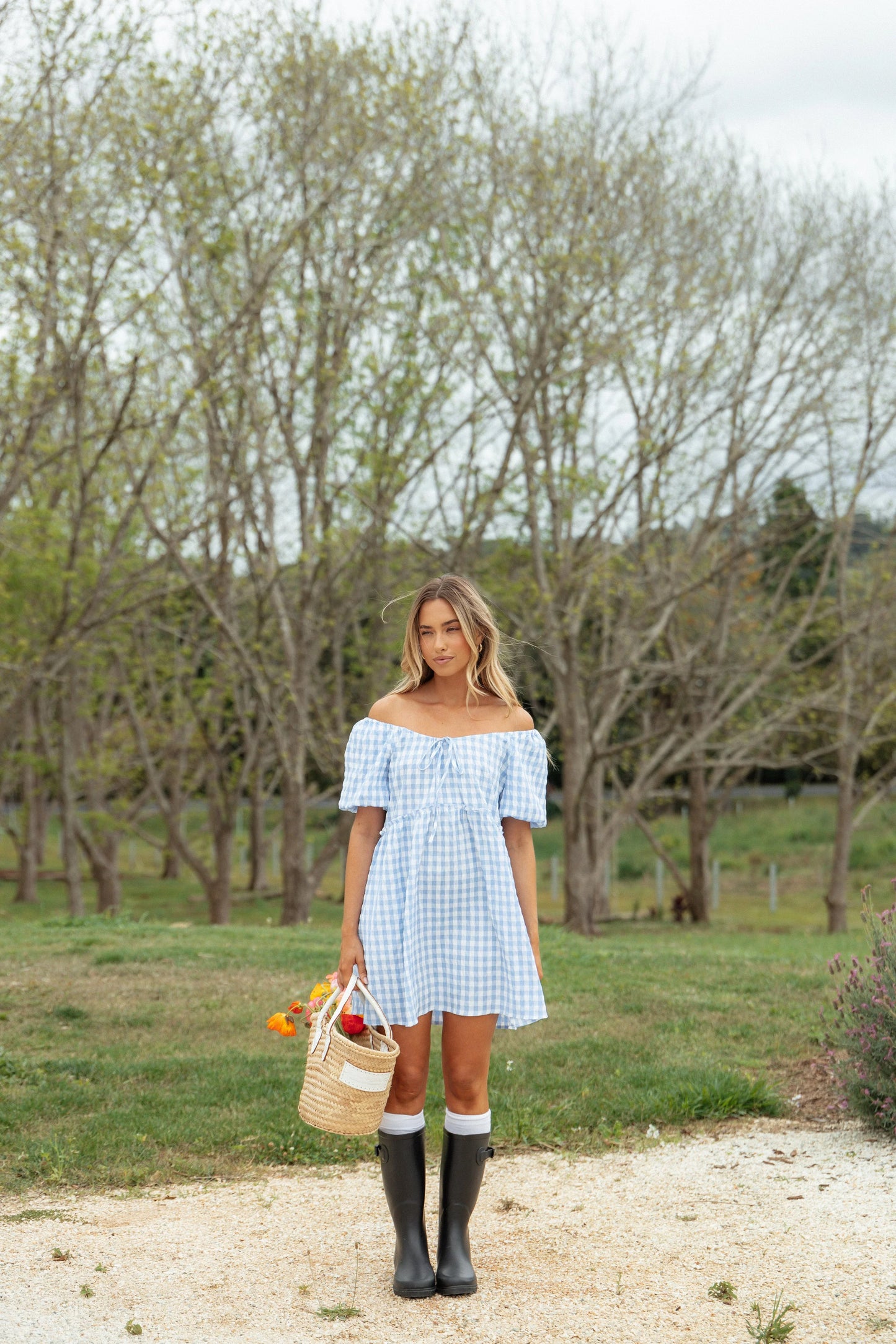 Dorothea Mini Dress Blue