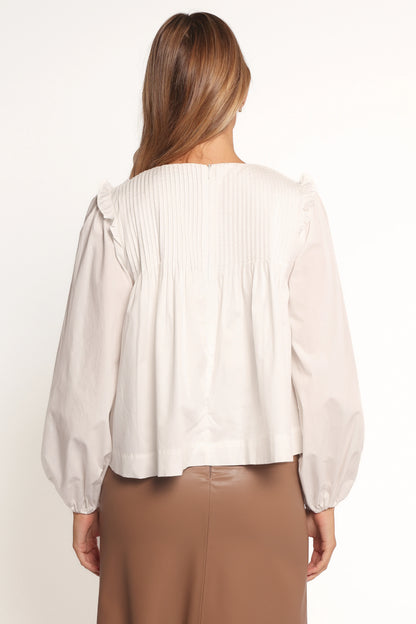 Melba Blouse White