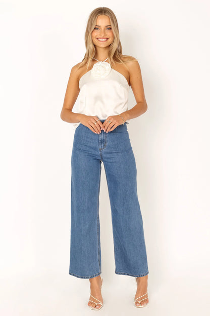 Pai Rosette Top Ivory