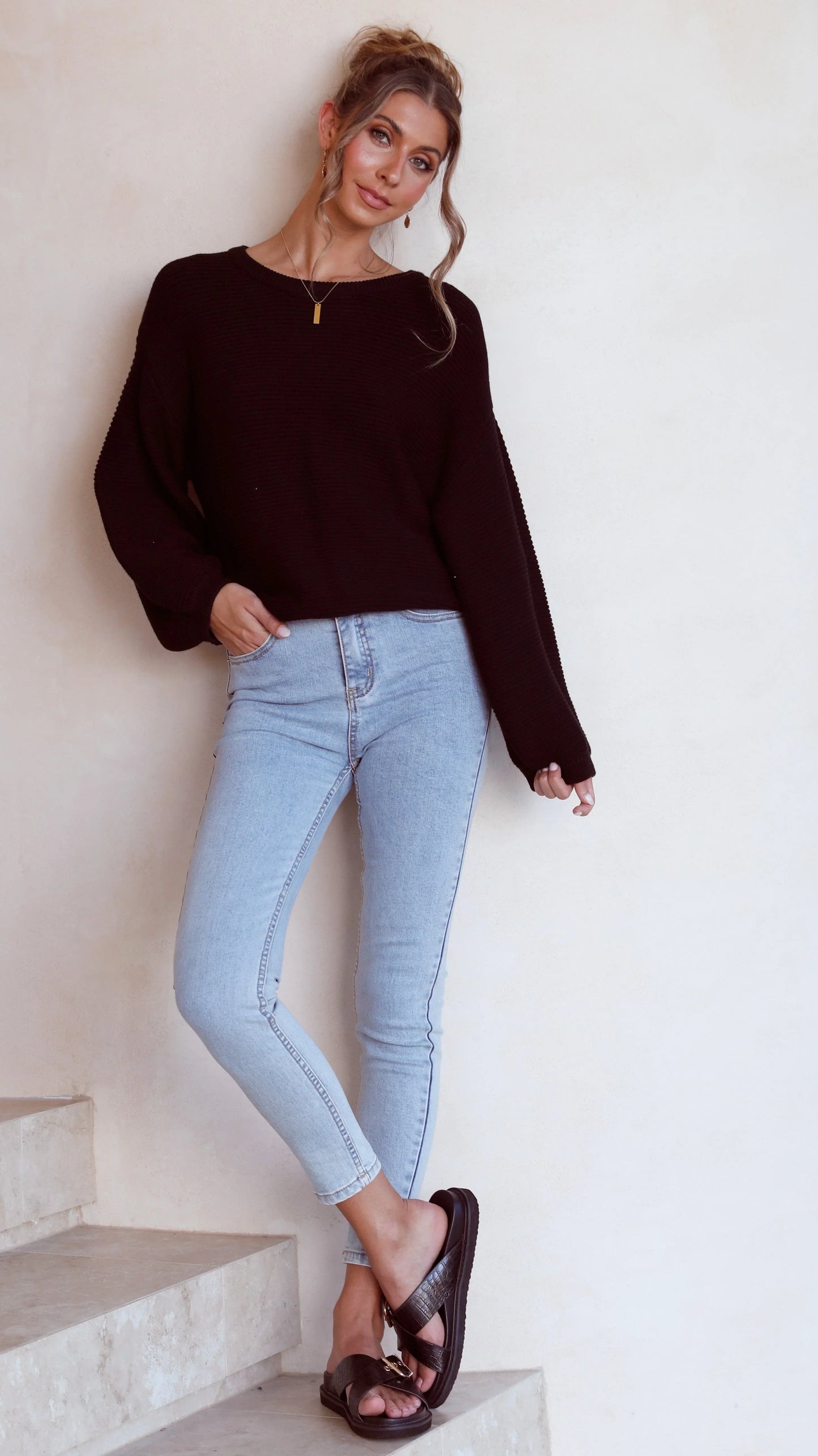 Carmel Knit Black