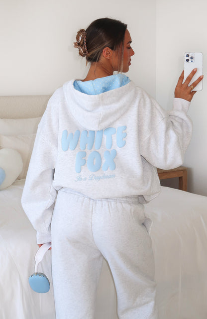 Daydreamers Nadia Oversized Hoodie Grey Marle