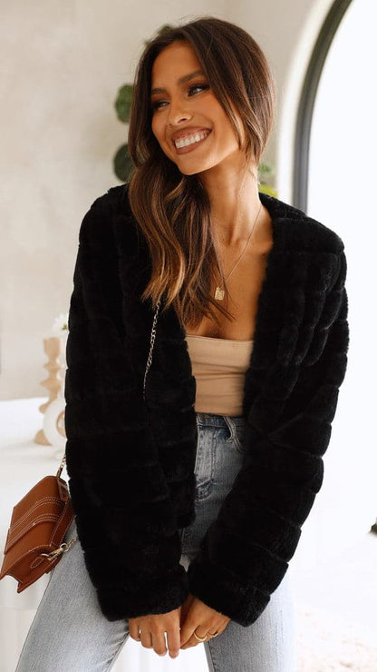 Tully Crop Jacket Black