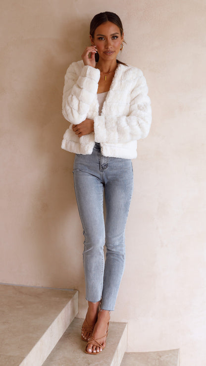Tully Crop Jacket White