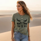 Boho Western Cowgirl Graphic Tee