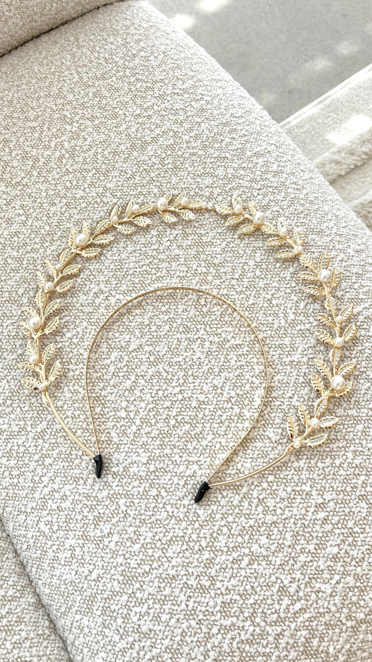 Juliet Halo Headband Gold